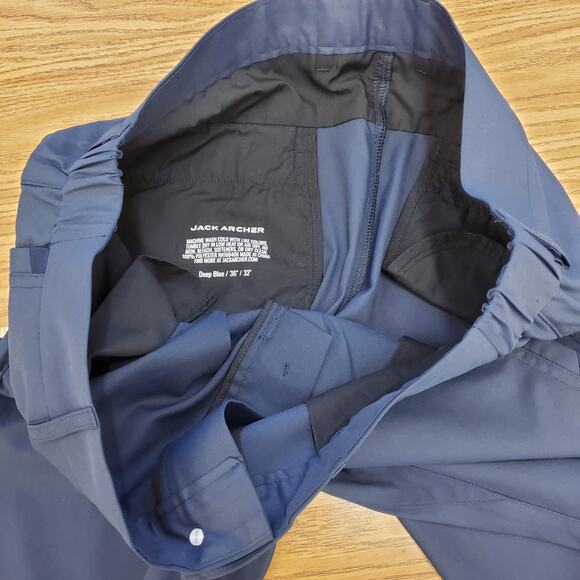 Jack Archer Pants Men’s 36x32 Deep Blue Jetsetter Tech Pant Stretch - Picture 11 of 16